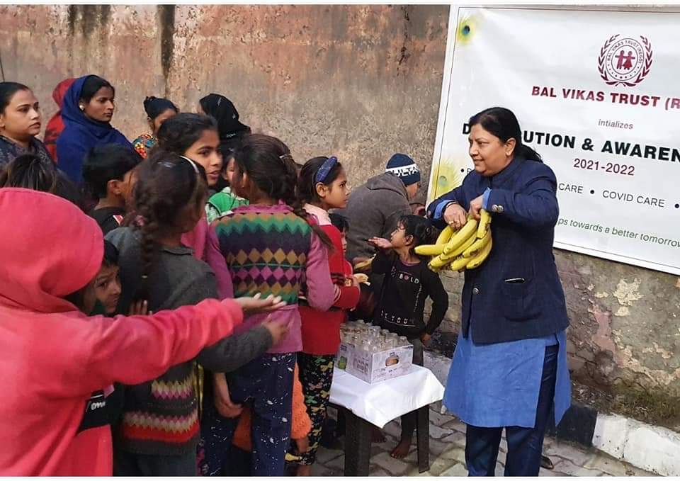 Celebrated “Basant Panchami” with underprivileged kids ( 05.02.2022 )